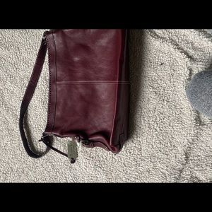 Purple Tignanello Leather Handbag